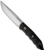 Kizlyar Supreme Knives Echo AUS-8 Fixed Blade Knife (4.625" Satin Plain)