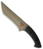Barrett Custom Knives Imperius Tanto Biohazard Fixed Blade Knife (6.25") S35VN