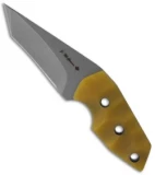 James McGowan Custom Tanto Fixed Blade Knife G-10 (3.5" Bead Blast Plain)