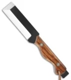 Pro Tool Chisel Utility Fixed Blade Knife (5" Black Plain) PT102
