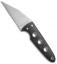 Rare Spyderco Ronin Fixed Blade Knife Black Micarta (3" Bead Blast) FB09