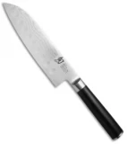 Shun Classic 7" Hollow-Ground Santoku Kitchen Knife DM0718
