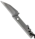 Amsler Knives Mini Slik Titanium Pikal Blade Custom Knife (2" Plain)