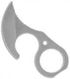 Krudo Knives Nano Fixed Blade Knife (2" Bead Blast Plain)