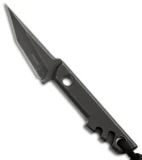 Boker Plus Mini Slik Tanto Fixed Blade Knife Amsler (2" Gray) 02BO230