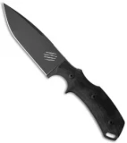 Bastinelli RED Fixed Knife Black Micarta (4" Black)