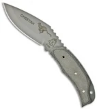 Tops Knives Cheetah Fixed Blade Knife (3.25" Gray) CH262
