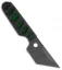 Sam Eddleman Tanto Dashi Neck Knife Cord Wrap Emerald Green Rayskin (2" Plain)
