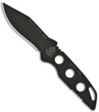 TOPS Knives Sneaky Pete Mini Neck Knife Fixed Blade (2.5" Black) SPM-01