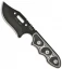 TOPS Knives FDX XL Hunter Point Knife Black/White G-10 (3" Black Plain) FDX-06