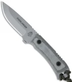 TOPS Knives Overlander Knife Fixed Blade (4" Grey) OV77