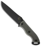 Ontario Knives OKC Ranger TFI Knife Fixed Blade Black Micarta (5.25" Plain)
