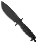 Ontario OKC GEN II SP46 Fixed Blade Knife (6" Black Plain)