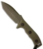 Microtech Currahee Tanto Knife Fixed Blade (4.5" Green) 103-1GR