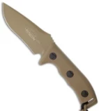 Microtech Currahee S/E Knife Fixed Blade (4.5" Tan Elmax) 102-1TA