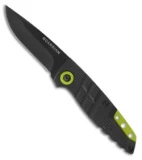 Guardian D2 Fixed Blade Knife (2.5" Black)