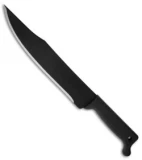 Cold Steel Bowie Point Machete Fixed Blade Knife (12" Black) 97BWM12S