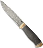 Olamic Cutlery Suna Knife Carbon Fiber & Mokume (5.25" Damascus) 0600