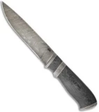 Olamic Cutlery Suna Knife Carbon Fiber (5.25" Damascus) 1164