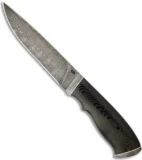 Olamic Cutlery Suna Knife Black Micarta (5.25" Damascus) 0509