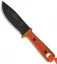 TOPS Knives Lite Trekker Tan/Orange Fixed Blade Knife (4.25" Black Plain) TLT-01
