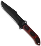 TOPS Knives Black Heat Fixed Blade Knife (6" Black) BKHT-01