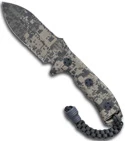 Microtech Crosshair Knife Digital Camo Fixed Double Edge (Digi Camo SER) 105-2