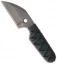 Sam Eddleman Wharncliffe Dashi Neck Knife Cord Wrap Green Rayskin (2" Plain)