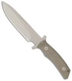Fox Knives ETK Exagon Tactical Knife Tan Micarta (6.69" Bead Blast) FX-1661TK