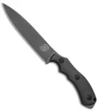 Bastinelli Raptor GT6 Mid-Tech Black Fixed Blade Knife (5.5" Black)