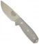 ESEE Knives ESEE-3P-MB-DT Knife w/ MOLLE Back (3.88" Tan Plain)