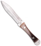 Paragon Eddie White Custom Dagger Neck Knife (2.75" Damascus)