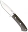 Bark River Classic Drop Point Knife Fixed Blade Green Micarta (3.75" Plain)