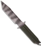 Strider BN Tanto Fixed Blade Knife w/ OD Cord (7.25" Tiger Stripe)