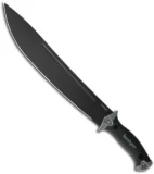 Kershaw Camp 14 Fixed Blade Knife Machete w/ Sheath (14" Black) 1076