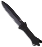 Scorpion Knives Fighting Dagger D/E Fixed Blade Knife (7" Black)