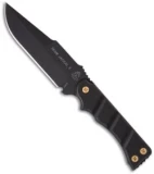 TOPS Knives Team Jackal 5 Fixed Blade Knife (4.75" Black) TMJK-01