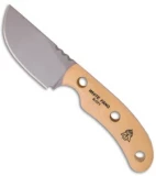TOPS Knives White Fang Fixed Blade Knife (3.25" Bead Plain) WHTF-01