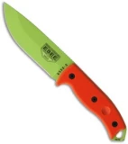 ESEE Knives Venom Green ESEE-5P-VG Knife Orange Fixed Blade (5.25" Plain)