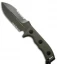 Microtech Crosshair D/E Elmax Fixed Blade Knife (5" Green Serr) 101-2GR