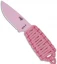 ESEE Knives Izula Pink Survival Concealed Carry Knife Cord Wrapped Handle
