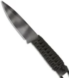 Strider WP Drop Point Knife Fixed Blade w/ OD Green Cord Wrap (4" Tiger Stripe)