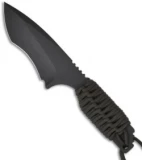 Strider EBDB Knife w/ OD Green Cord Wrap (4.12" Black Plain)