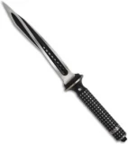 Microtech Semi-Custom Jagdkommando Knife Fixed Blade (7.13" Two-Tone Black)