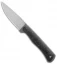 Cypress Creek Knives Backpacker Deluxe Fixed Blade Black CF (3.1" Satin)