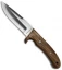 Boker Magnum Elk Hunter Fixed Blade Knife Zebra Wood (4.2" Satin)