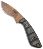 Dawson Knives Pequeno Fixed Blade Knife Two Tone CF (3.1" Arizona  Copper)