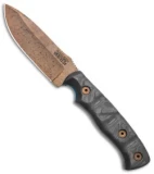 Dawson Knives Huntsman Fixed Blade Two Tone CF (4.1" Arizona Copper)