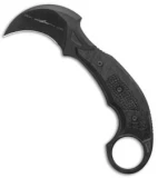 Microtech Bastinelli Signature Iconic Karambit Fixed Blade Knife CF (Black)