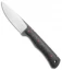 Cypress Creek Knives Backpacker Deluxe Fixed Blade Knife CF/Red (3.1" Satin)